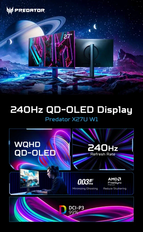 Acer UM.GXXAA.106 OLED monitor