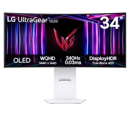 LG 34GS95QE-W OLED monitor