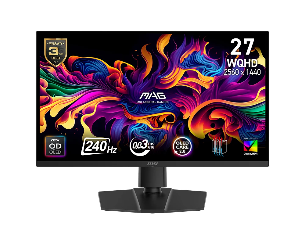 MSI MAG 271QP QD-OLED X24 OLED monitor
