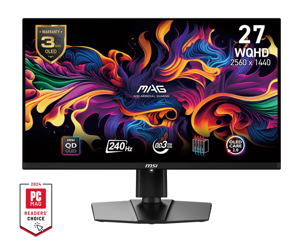 MSI MAG 271QPX QD-OLED E2 OLED monitor