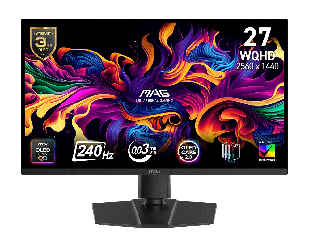 MSI MAG 273QP QD-OLED X24 OLED monitor