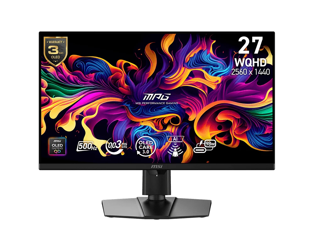 MSI MPG 271QR QD-OLED X50 OLED monitor