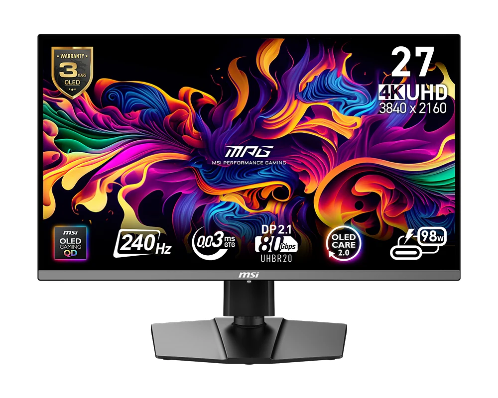 MSI MPG 272URX QD-OLED OLED monitor