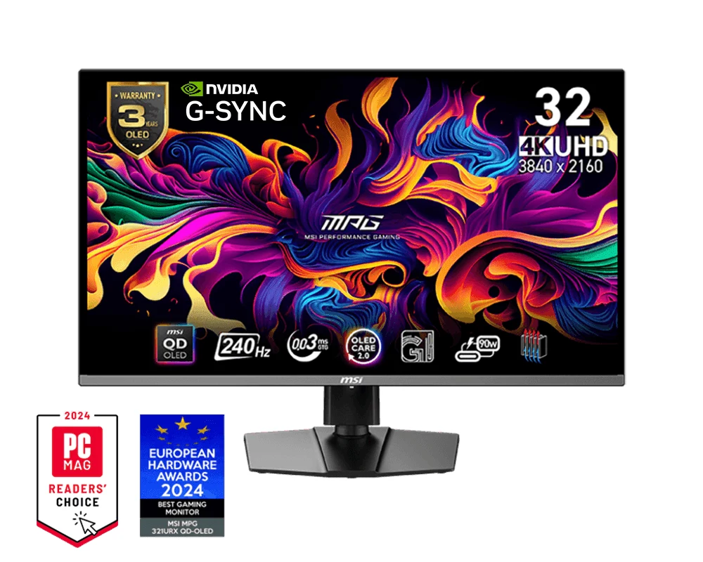MSI MPG 321URX QD-OLED OLED monitor