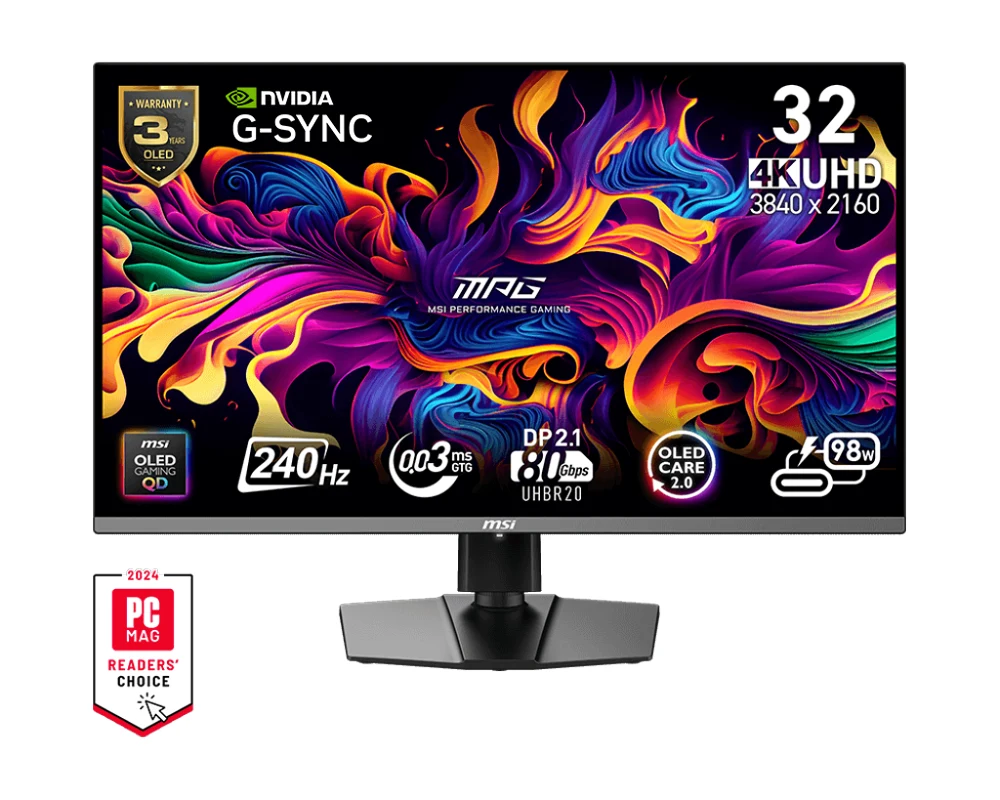 MSI MPG 322URX QD-OLED OLED monitor
