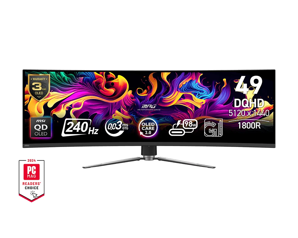 MSI MPG 491CQPX QD-OLED OLED monitor